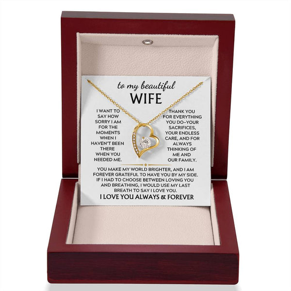 To My Beautiful Wife, I want to say how sorry I am for the moments when haven’t been there  (Almost Gone)