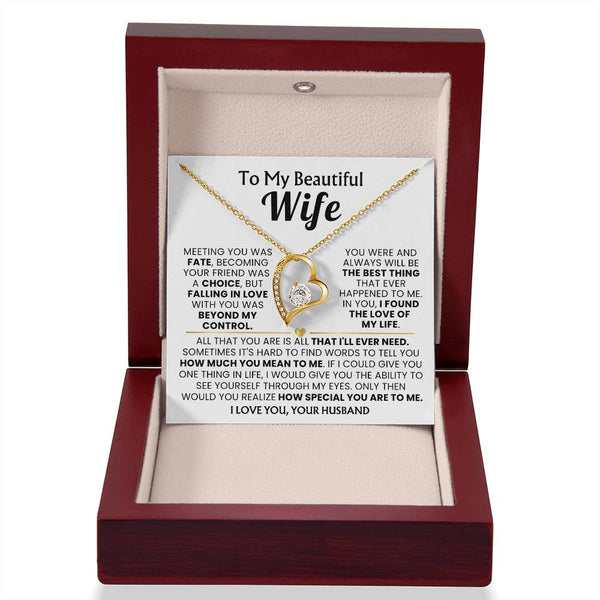 TO MY WIFE - Hard to find words to tell you how much you mean to me