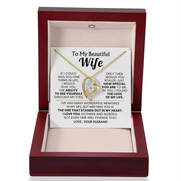 TO MY BEAUTIFUL WIFE - MEETING YOU IS THE ONE THAT STANDS OUT IN MY HEART