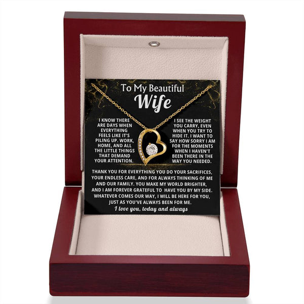 To My Beautiful Wife - Whatever comes our way, I will be here for you