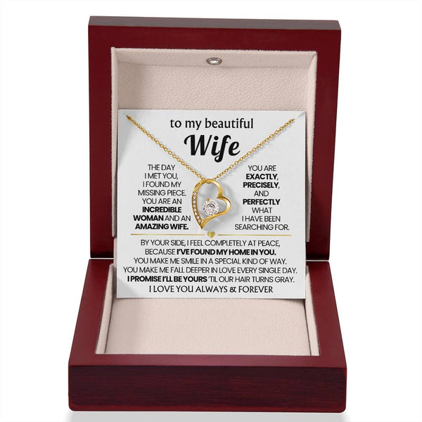 To My Beautiful Wife - I found my missing piece