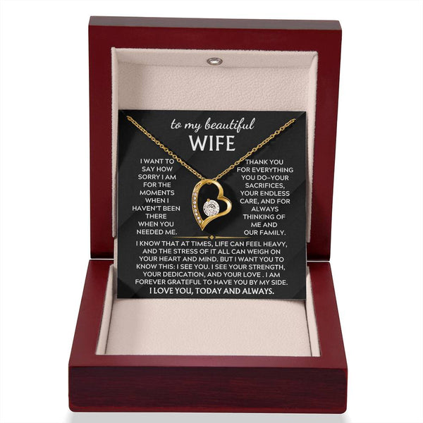 To My Beautiful Wife, Thank you for everything you do—your sacrifices ( Forever Love )