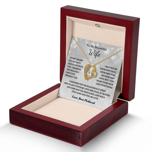 Gift For Wife, To My Wife , Meaningful gift Melt Her Heart for Wife, Anniversary Gift For Wife, Wife Necklace, Women Gift