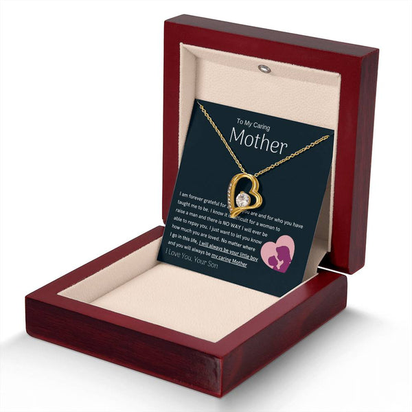 To My Loving Mother - You are my sunshine, I will always be your little boy (Only a Few Left) - Forever Love Necklace
