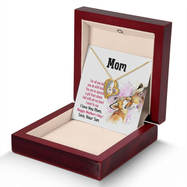 To My Mom - You Are So Special (Only a Few Left) - Forever Love Necklace