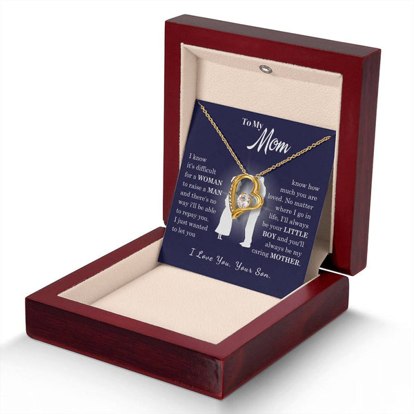 [Almost Sold Out] To My Mom - Loved Mother - Forever Love Necklace