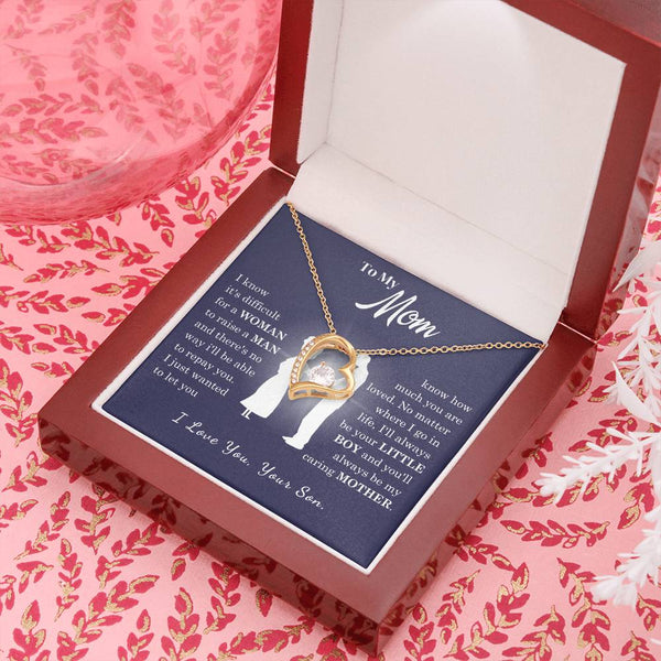 [Almost Sold Out] To My Mom - Loved Mother - Forever Love Necklace