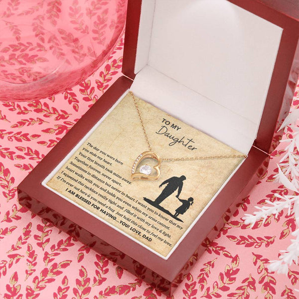 To My Daughter - Hold this necklace close to feel my love (Few left only)