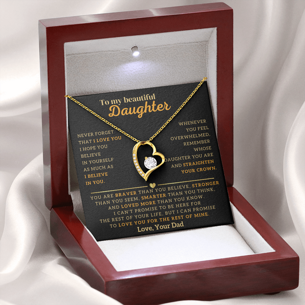 To My Beautiful Daughter, Remember To Straighten Your Crown (Almost Sold Out)
