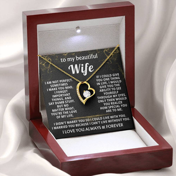 [Almost Sold Out]  TO MY BEAUTIFUL WIFE - I am not perfect