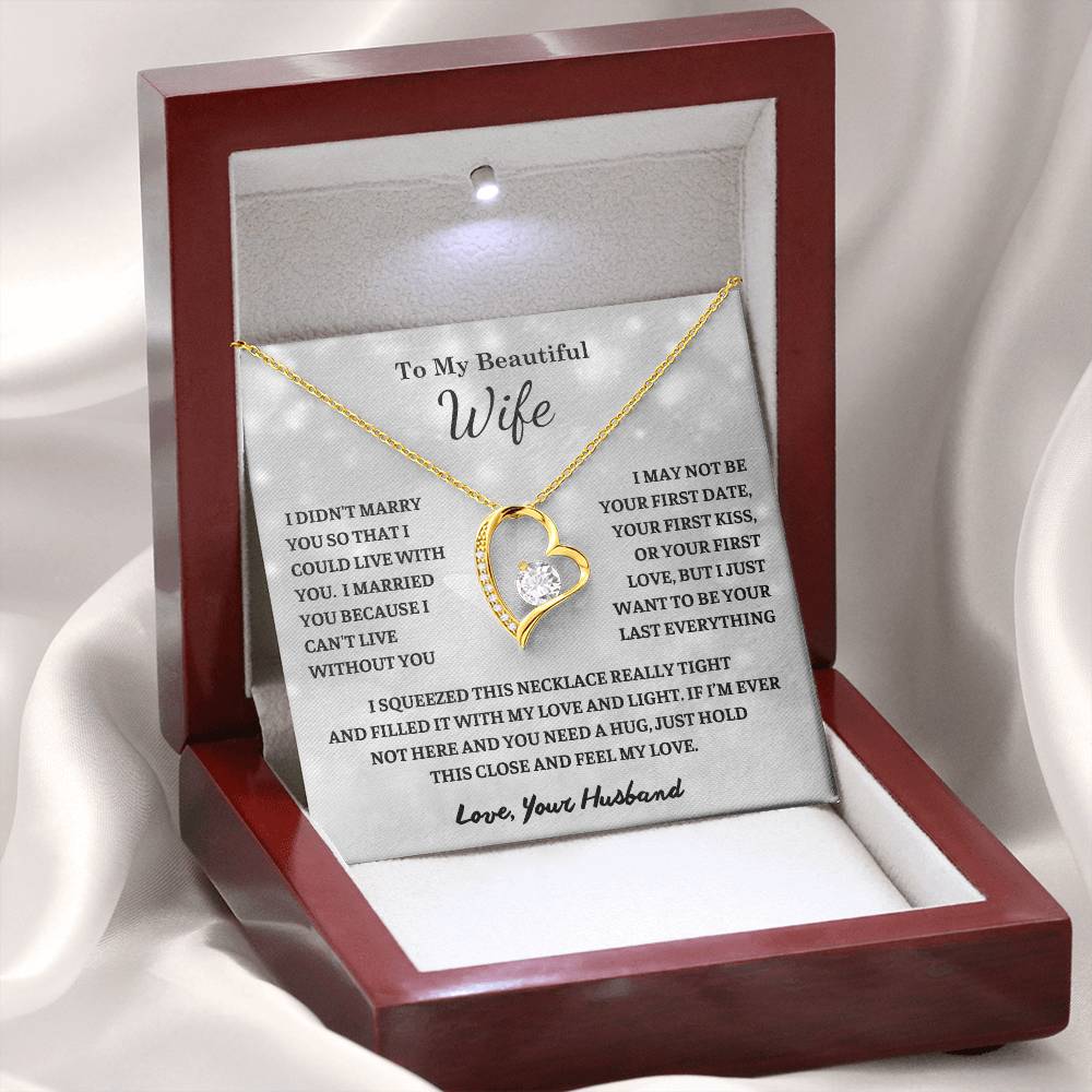 Gift For Wife, To My Wife , Meaningful gift Melt Her Heart for Wife, Anniversary Gift For Wife, Wife Necklace, Women Gift