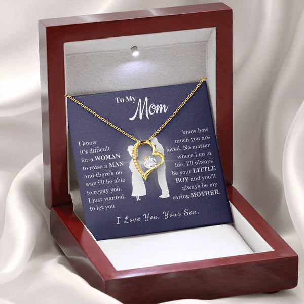 [Almost Sold Out] To My Mom - Loved Mother - Forever Love Necklace