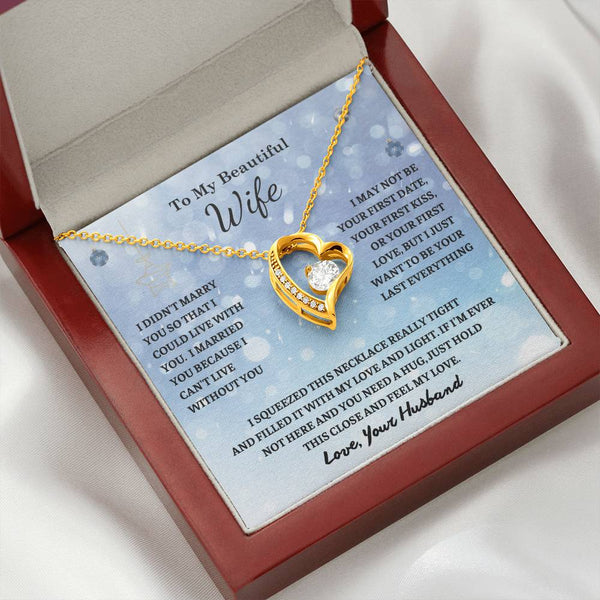 Christmas Gift For Her , To My Wife , Anniversary Gift , Gifts for women , Necklace