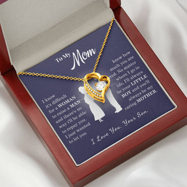 [Almost Sold Out] To My Mom - Loved Mother - Forever Love Necklace