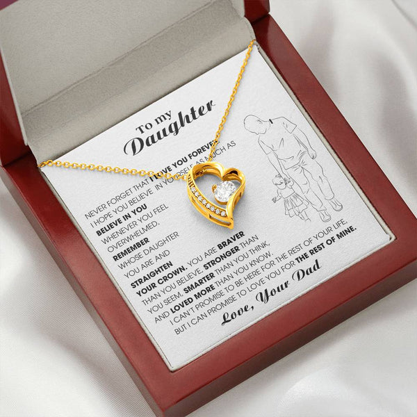 [Only a few left] To My Daughter, Never Forget That I Love You Forever