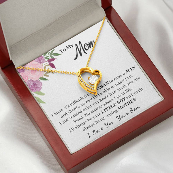 To My Loving Mother - I love you  (Forever Love Necklace)