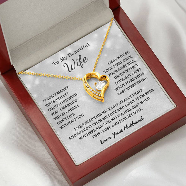 Gift For Wife, To My Wife , Meaningful gift Melt Her Heart for Wife, Anniversary Gift For Wife, Wife Necklace, Women Gift