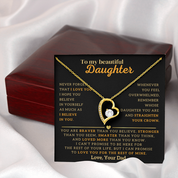 To My Beautiful Daughter, Remember To Straighten Your Crown (Almost Sold Out)