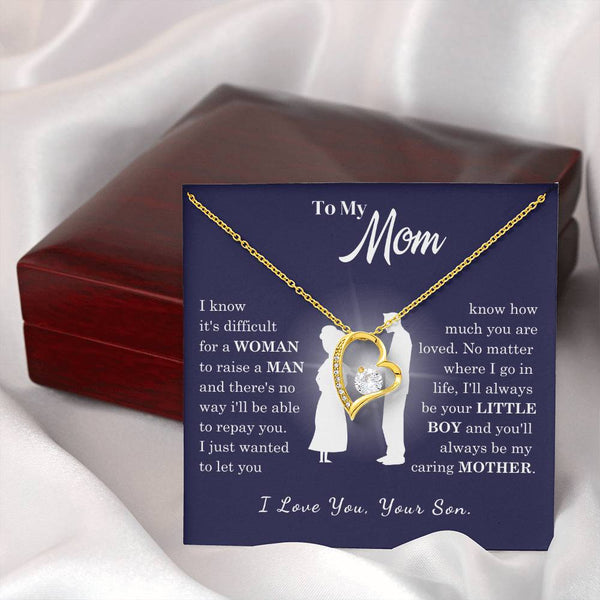 [Almost Sold Out] To My Mom - Loved Mother - Forever Love Necklace