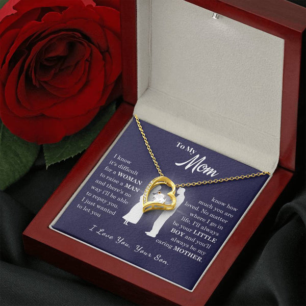 [Almost Sold Out] To My Mom - Loved Mother - Forever Love Necklace