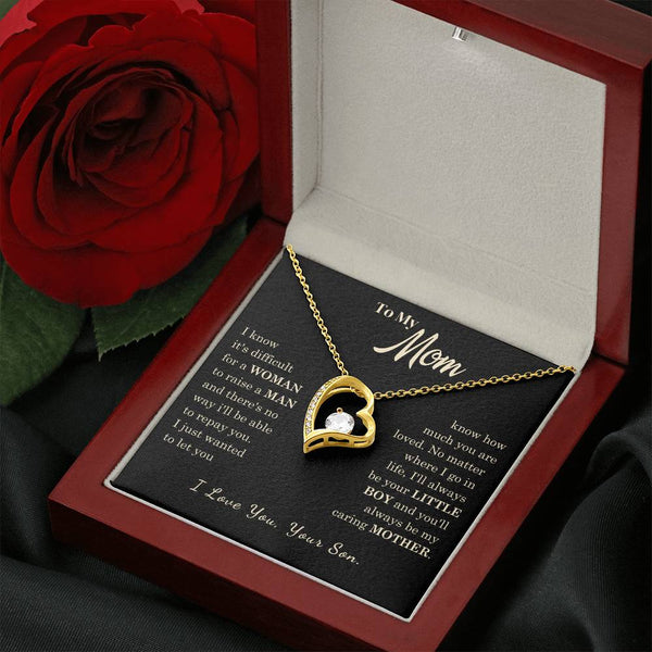 [Almost Sold Out] To My Mom - I Love You Mother  - Forever Love Necklace
