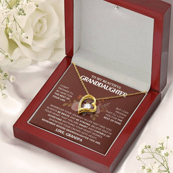 To My Granddaughter Necklace, Granddaughter Jewelry Gift,  Granddaughter Necklace,  Gift For Her, Best Gift For Girls