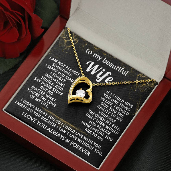 [Almost Sold Out]  TO MY BEAUTIFUL WIFE - I am not perfect