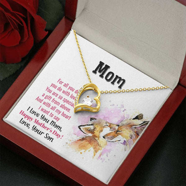 To My Mom - You Are So Special (Only a Few Left) - Forever Love Necklace