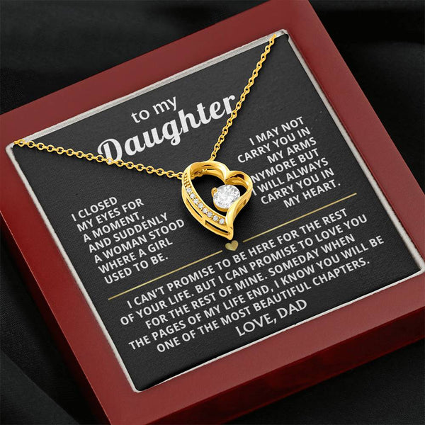 (Only a few left) To My Daughter - always carry you in my heart
