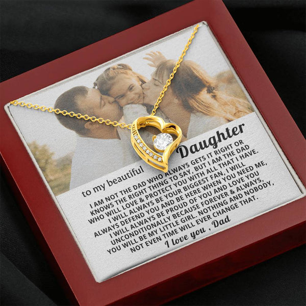 To My Beautiful Daughter,I will always be your biggest fan - my little girl - Personalized