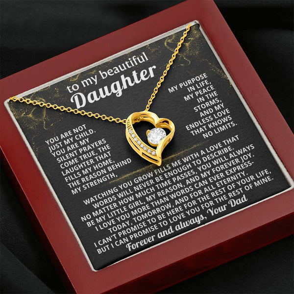 TO MY BEAUTIFUL DAUGHTER, You are my silent prayers come true