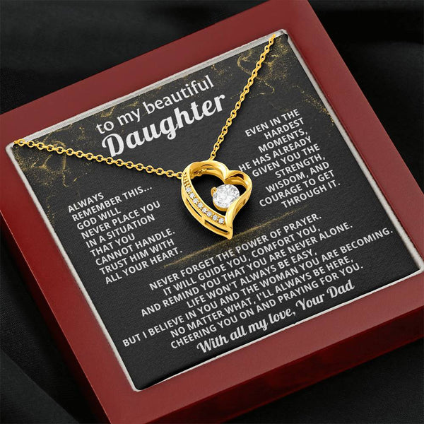 TO MY BEAUTIFUL DAUGHTER, I believe in you and the woman you are becoming