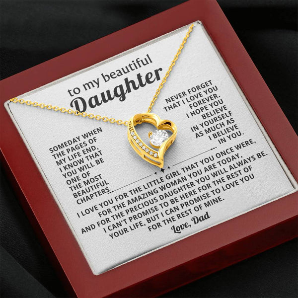TO MY BEAUTIFUL DAUGHTER, I LOVE YOU FOR THE LITTLE GIRL (Almost Gone)