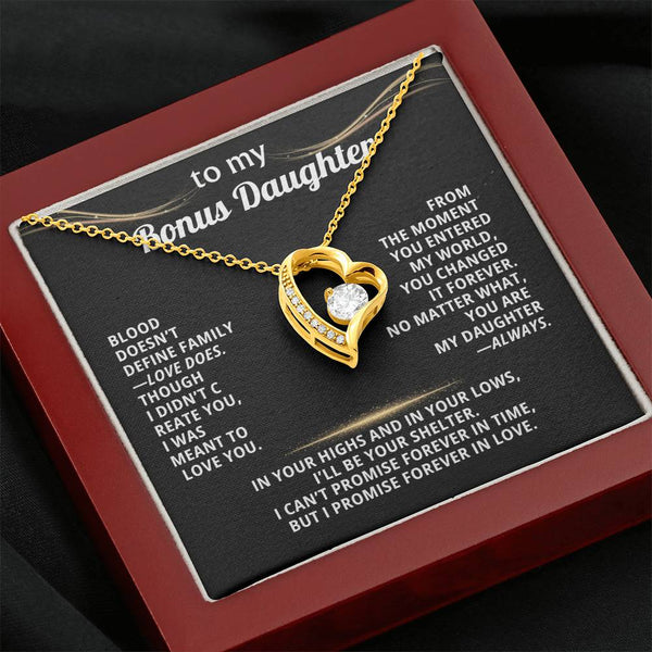 To My Bonus Daughter, Blood doesn’t define family—love does