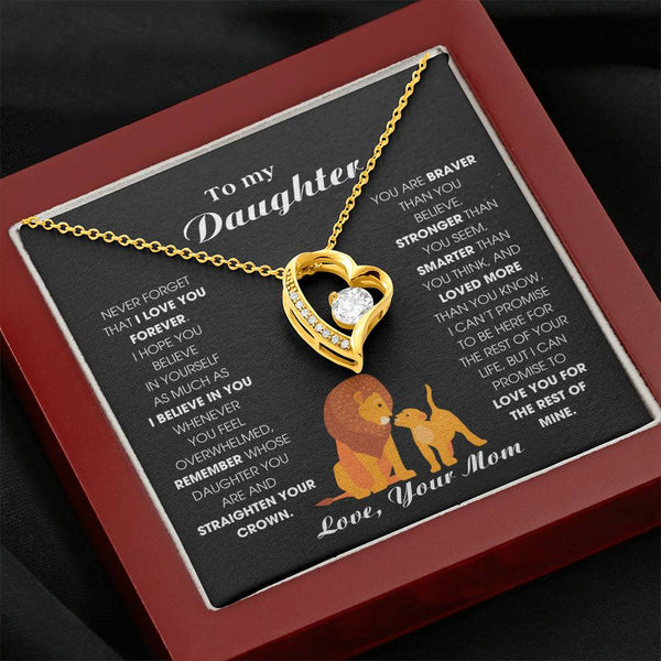 [ Few left only ] To My Daughter From Mom, Never Forget That I Love You Forever (Forever Love)