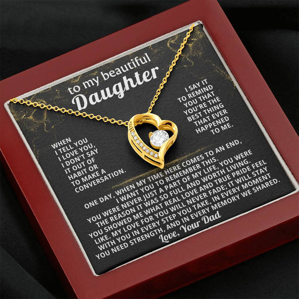 TO MY BEAUTIFUL DAUGHTER, You showed me what real love and true pride feel like