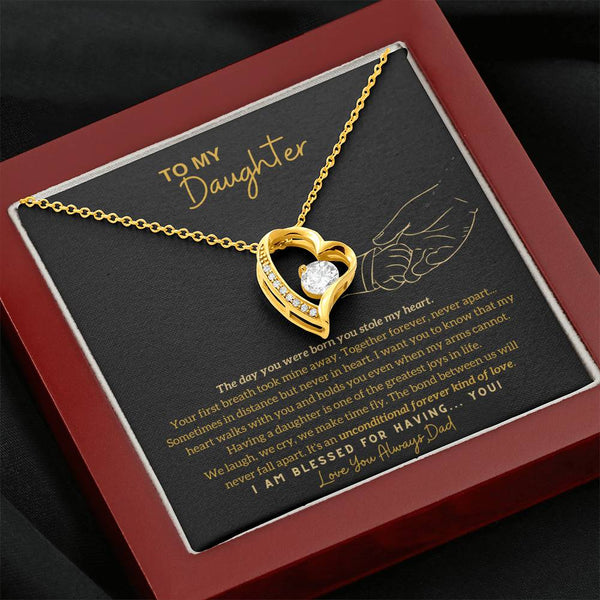 [Only a few left] To My Daughter - The day you were born you stole my heart