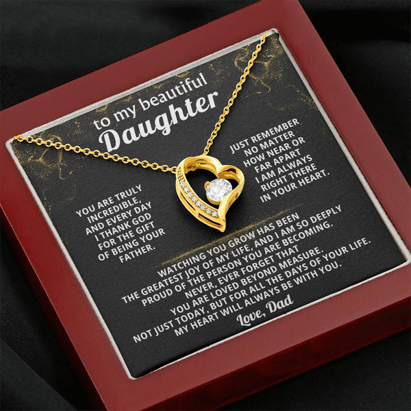 TO MY BEAUTIFUL DAUGHTER, Every day I thank God for the gift of being your Father