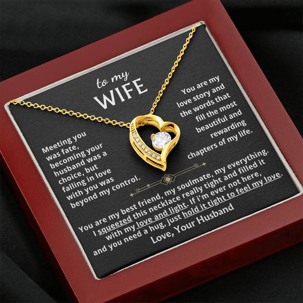 [Few left only] To My Wife - When You Need A Hug , Hold This Close To Feel My Love