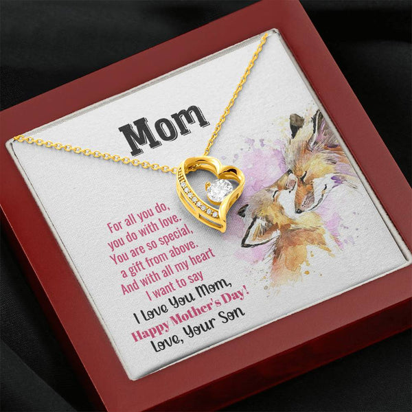 To My Mom - You Are So Special (Only a Few Left) - Forever Love Necklace