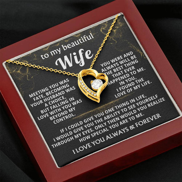 To My Beautiful Wife - I Love You Forever