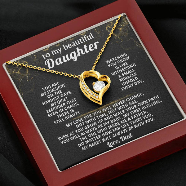 TO MY BEAUTIFUL DAUGHTER, You are my quiet reminder that even in chaos