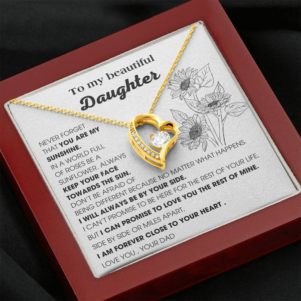 [ Only A Few Left ] To My Beautiful Daughter, YOU ARE MY SUNSHINE - KEEP YOUR FACE TOWARDS THE SUN