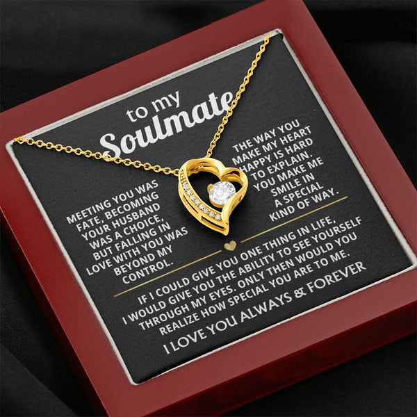 (Only a few left) TO MY SOULMATE - You make me smile in a special kind of way