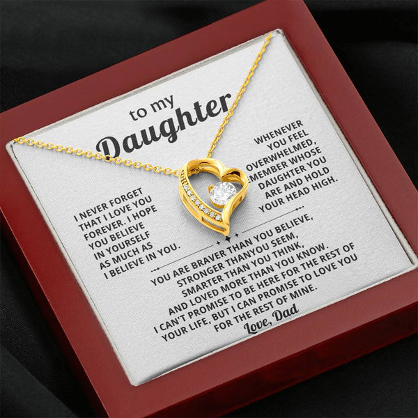 (Only a few left) TO MY DAUGHTER -  HOLD YOUR HEAD HIGH