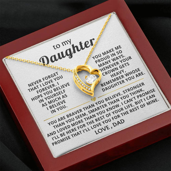 TO MY DAUGHTER - Never forget that I love you forever