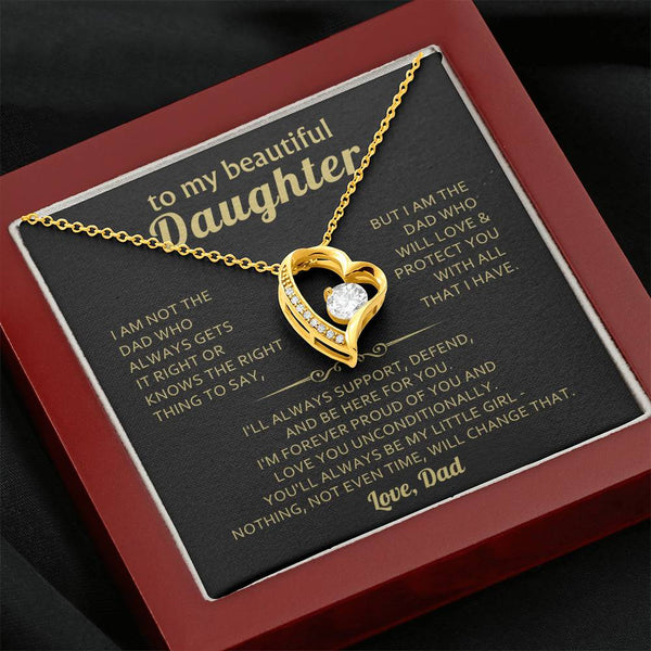 To my beautiful Daughter,  love you unconditionally