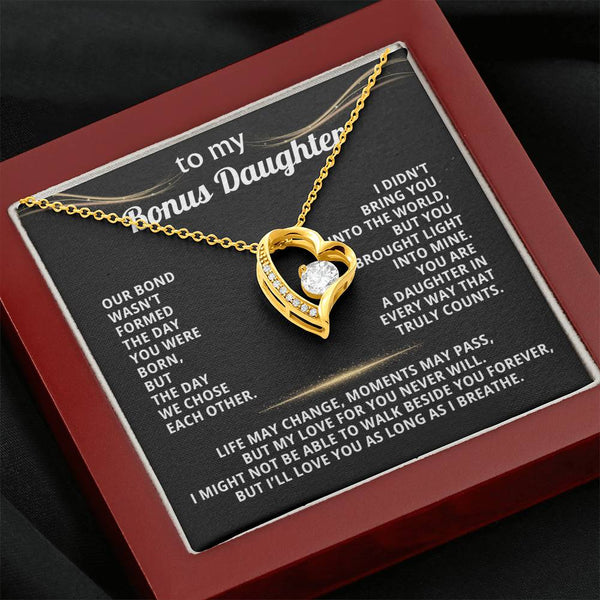 To My Bonus Daughter, You brought light into mine
