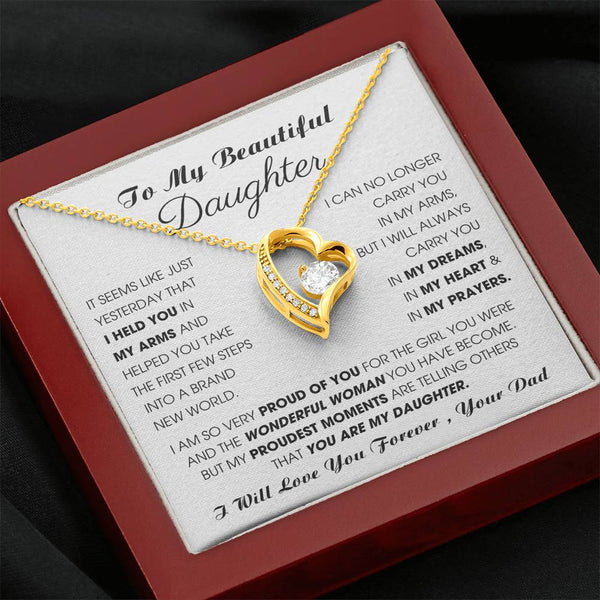 To My Beautiful Daughter, I will always carry you in my DREAMS, in my HEART & in my PRAYERS [ Forever Love ]