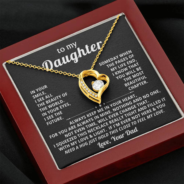 To My Daughter, I see all the beauty of the world
